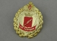 Il ricordo della vite della Russia Badges dalla colata in lega di zinco di Eie, 3D con doratura