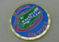 Gli alligatori che di Florida 3/4 di pollice ha personalizzato le monete, d'ottone muoiono impressionante con smalto molle