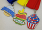2 medaglie per gli sport, medaglia del nastro del collo di logo dei lati di servizio dell'esercito