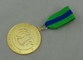 Le medaglie dei premi di abitudine di Talentspejdernes da in lega di zinco la pressofusione, l'imballaggio della scatola e doratura