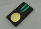 Le medaglie dei premi di abitudine di Talentspejdernes da in lega di zinco la pressofusione, l'imballaggio della scatola e doratura