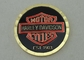 Le monete personali taglio d'ottone di Diamont Silkscreen/stampa offset per Harley-Davidson