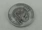 La polizia in lega di zinco Badge la placcatura d'argento antica 3D un OEM da 45 millimetri