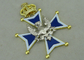 i distintivi commemorativi della corona 3D placcaggio dell'argento e della pressofusione a 2.5 pollici