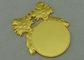 80 millimetri 3D muoiono medaglie della colata del pagliaccio per il carnevale, in lega di zinco con doratura nebbiosa