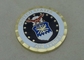 La moneta personale per l'aeronautica di Stati Uniti con a 2.0 pollici materiale di rame ed il diamante ha tagliato il bordo
