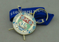 Le medaglie del club di rematura di Runcorn con smalto duro d'imitazione, la pressofusione e nichelatura