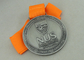 Le medaglie nazionali di Singapore dell'università del nastro lungo con in lega di zinco la pressofusione