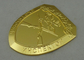 2,5&quot; distintivi nebbiosi del premio dell'oro, 3D pieno da ottone ha timbrato i distintivi dell'esercito