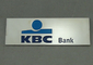 I distintivi della Banca del ricordo KBC la pressofusione con il nichel brillante, rubinetto adesivo
