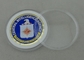 Moneta militare d'ottone del CIA, smalto molle e doratura