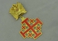 premi su ordinazione della medaglia dell'oro 3D, medaglia sintetica in lega di zinco dello smalto