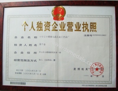 Porcellana pins centre company ltd Certificazioni